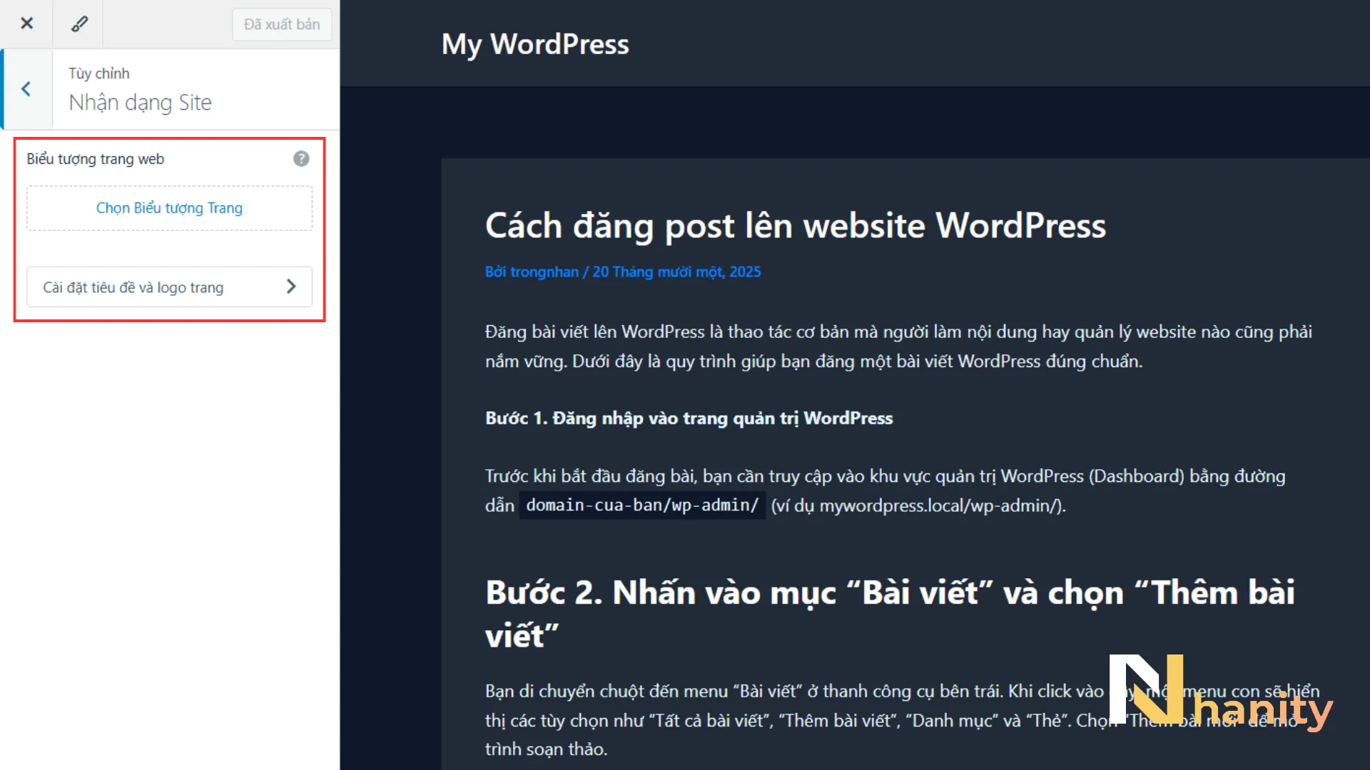 doi-logo-va-tieu-de-website Đổi logo và tiêu đề website
