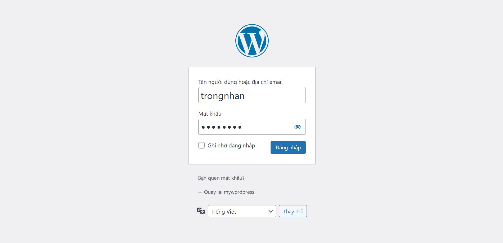man-hinh-dang-nhap-wordpress Màn hình đăng nhập WordPress