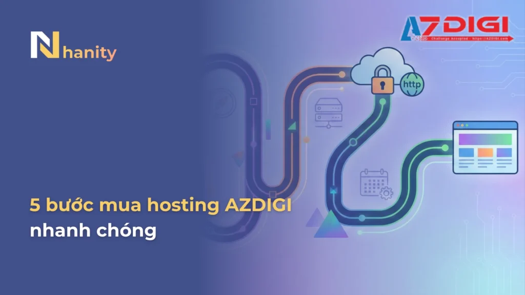 Hướng dẫn mua hosting và domain tại AZDIGI