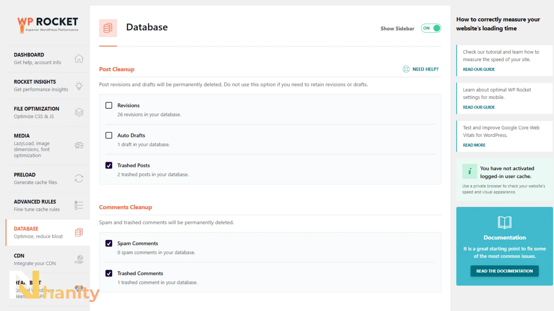 don-dep-database Thiết lập dọn dẹp database