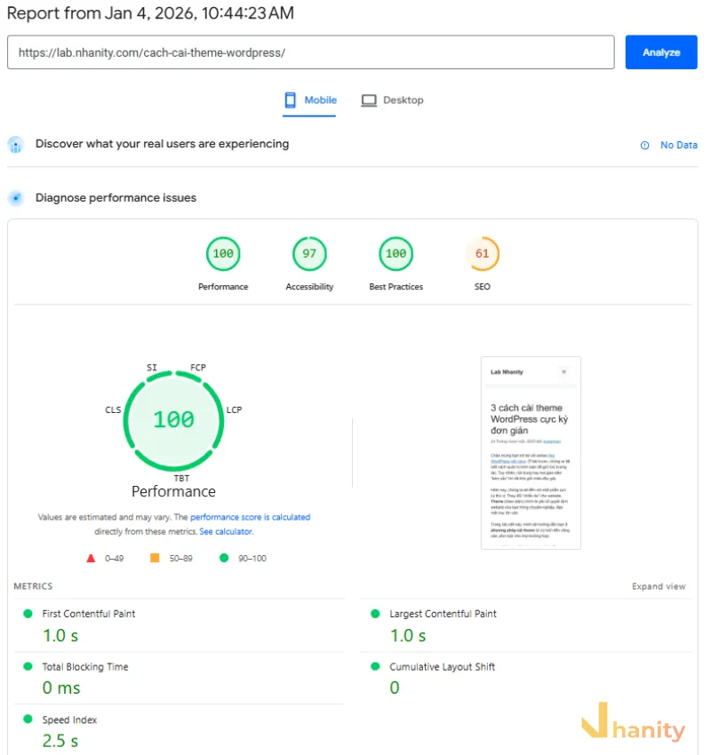 ket-qua-test-pagespeed-theme-kadence Kết quả test PageSpeed theme Kadence