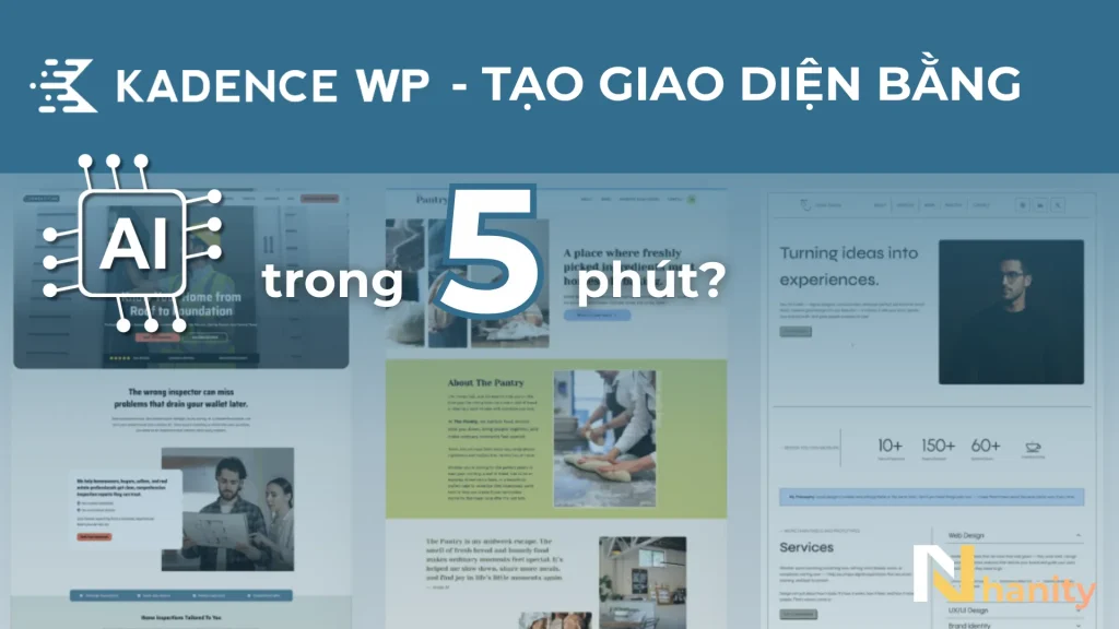 Review theme Kadence - Tạo giao diện bằng AI