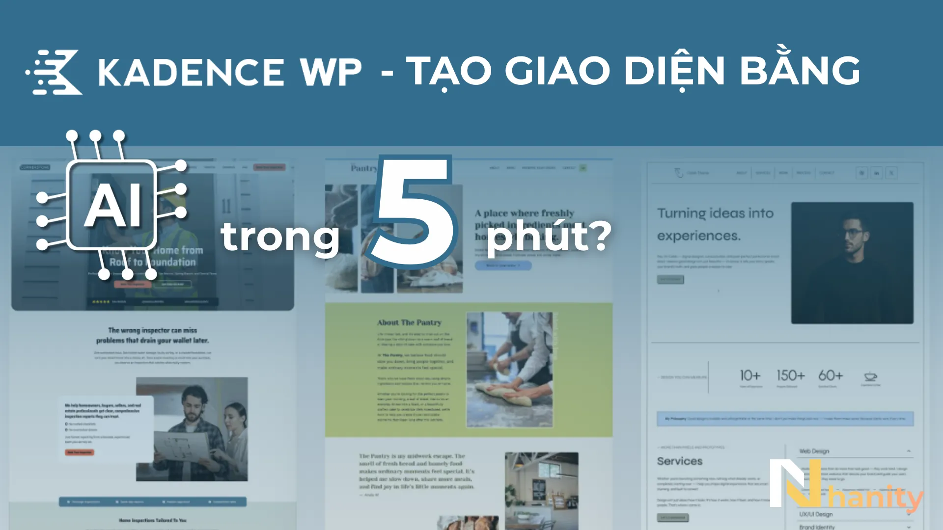 Review theme Kadence - Tạo giao diện bằng AI