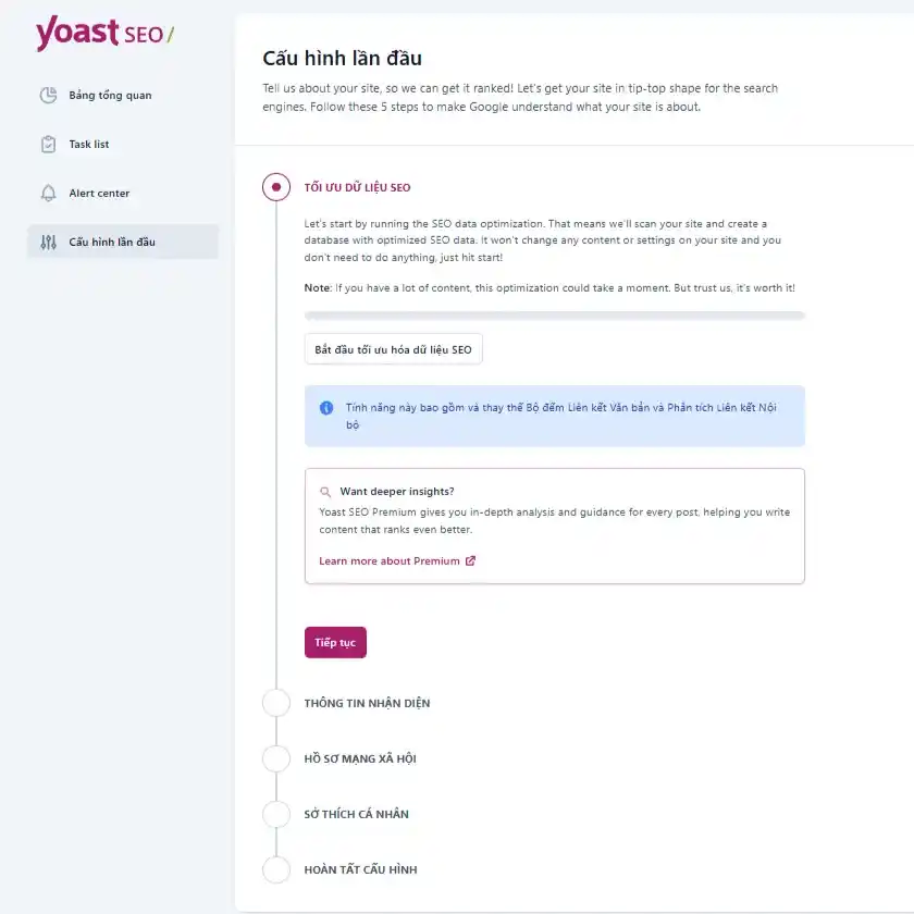 yoast-setup Giao diện setup Yoast SEO