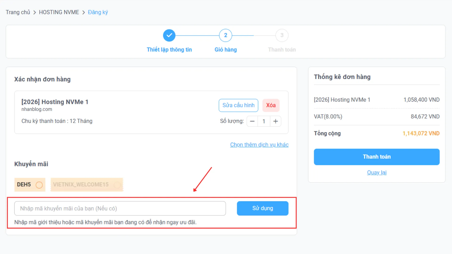 cach-nhap-coupon-vietnix Cách nhập coupon Vietnix
