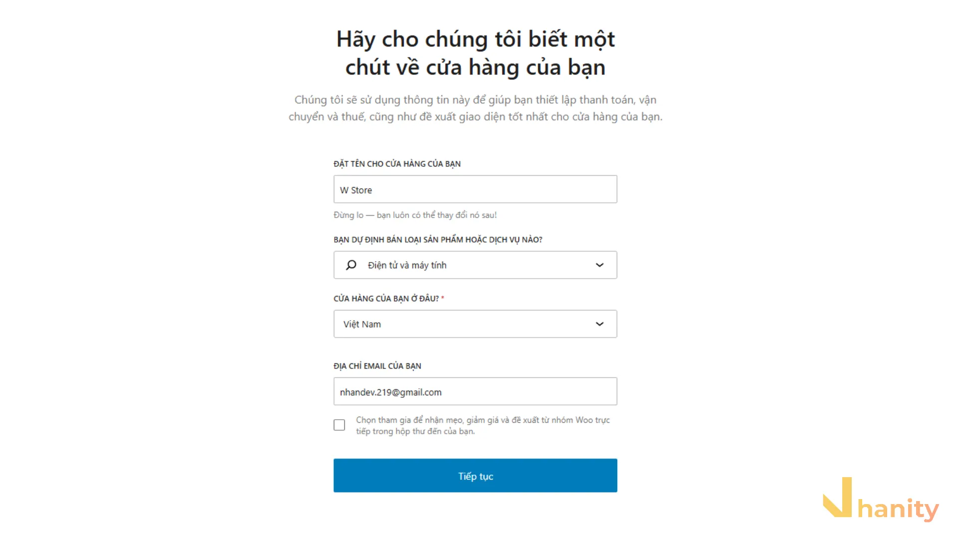 setup-wizard-3 Setup Wizard: Nhập một số thông tin cơ bản