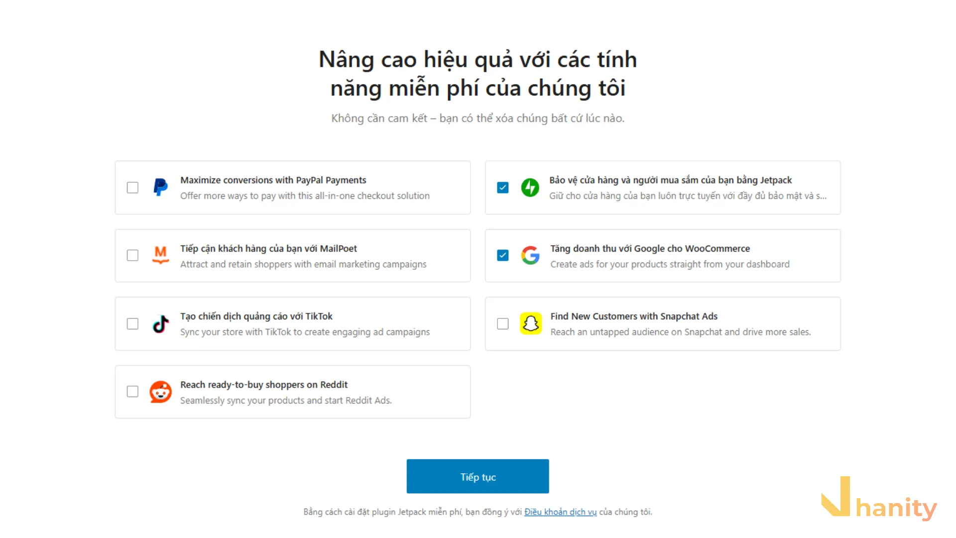 setup-wizard-4 Setup Wizard: Chỉ chọn các tiện ích cần thiết